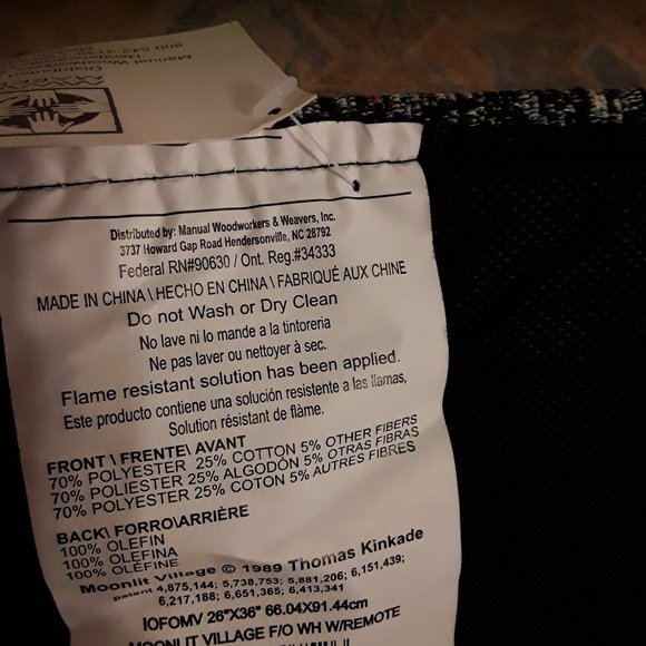 Moonlit Village Tapestry  by Thomas Kinkade - Picture 4 of 4